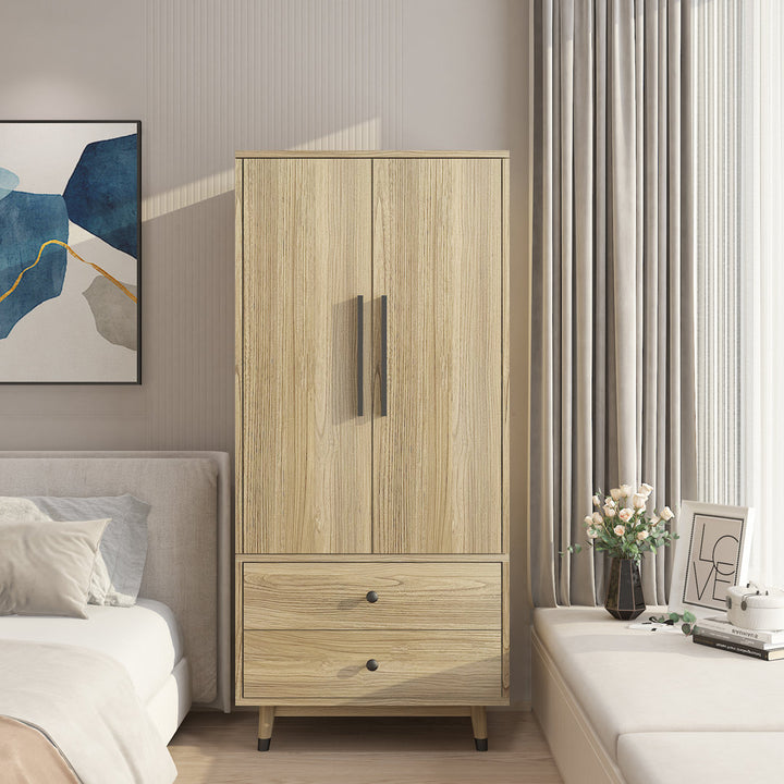 Ranck Manufactured Wood Armoire Wade Logan® Color: Oak