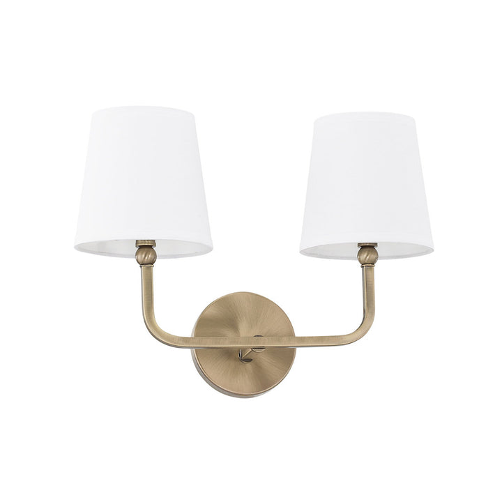 Climsland Dimmable Vanity Light Three Posts™ Finish: Aged Brass, Number of Lights: 2