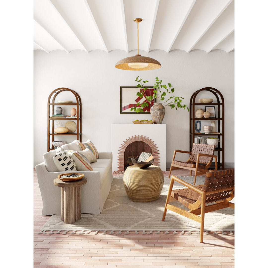 Neruda 86'' Slipcovered Sofa Joss & Main Fabric: Diego Cream Performance Plainweave