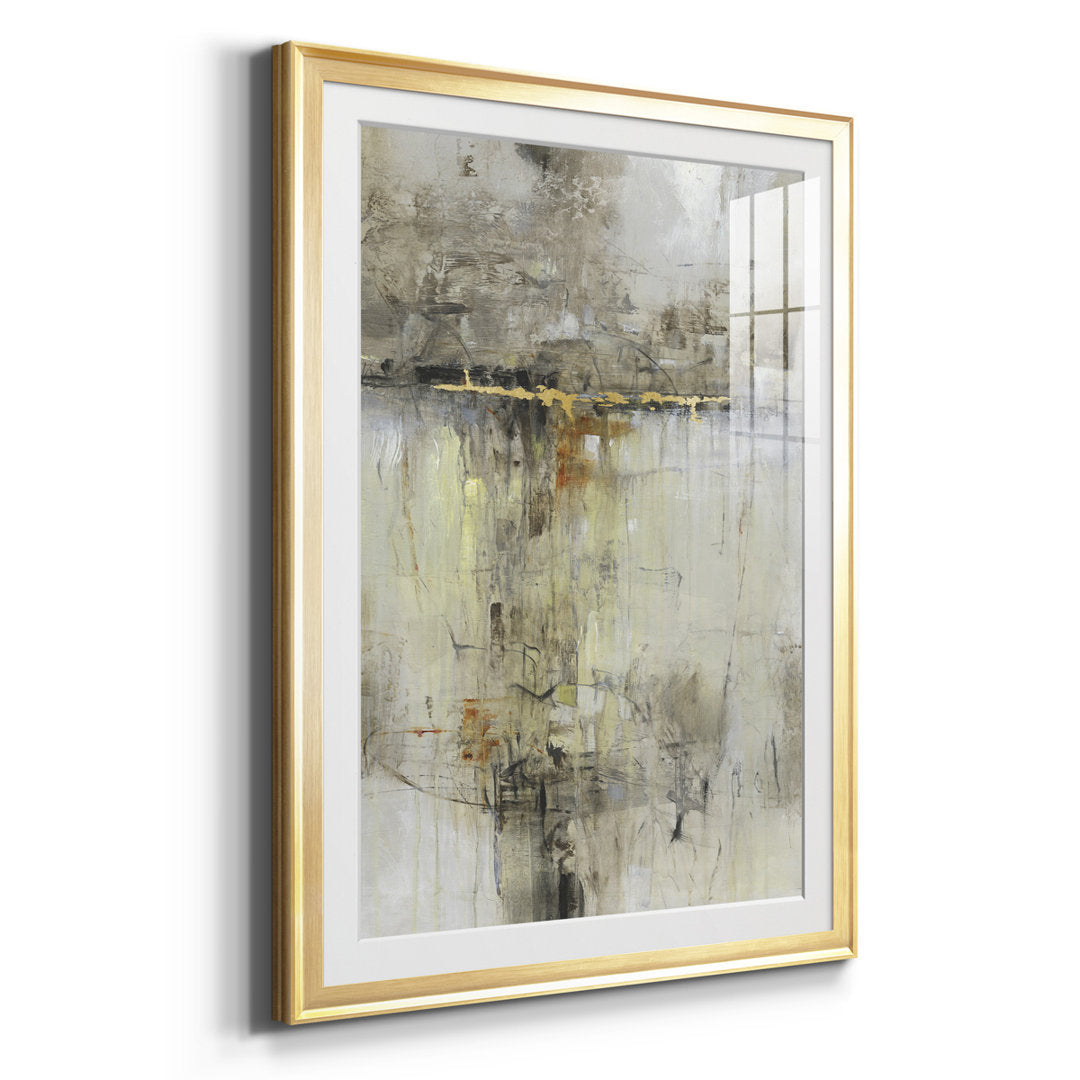 Cross Over II Premium Framed Print - Ready To Hang Lark Manor™ Size: 24.5" H x 18.5" W x 1" D Format: Gold Framed