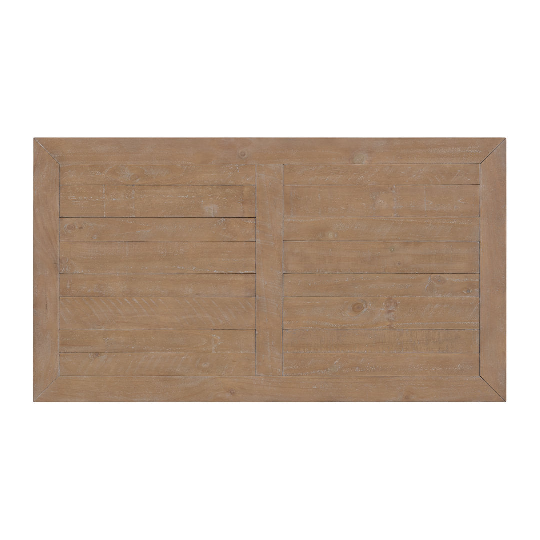 Sarcoline Solid Wood Pedestal Coffee Table The Twillery Co.® Table Top Color/Table Base Color: Driftwood/White