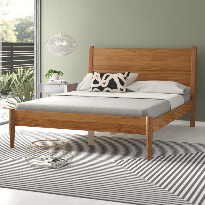 Grady Solid Wood Platform Bed AllModern Color: Castanho Size: Full / Double