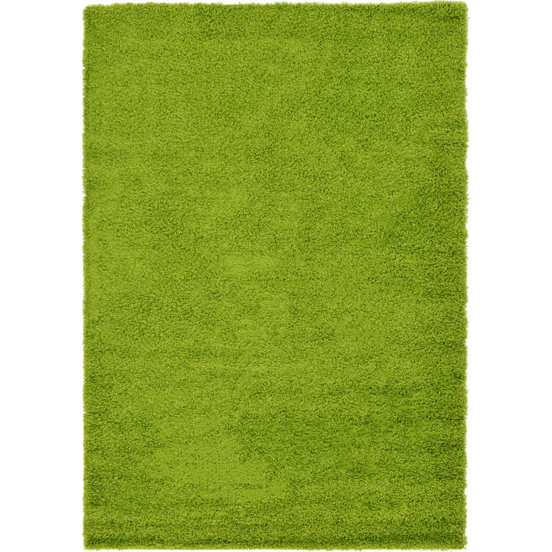 Torunn Grass Green Area Rug Ebern Designs Rug Size: Rectangle 6'1" x 9'