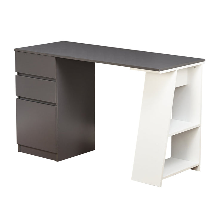 Malgorzata Desk Rebrilliant Finish: Gray / White