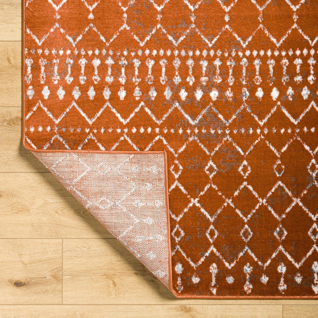 Docia PSS-2371 4'11" X 7' Machine Woven Rug The Twillery Co.® Rug Size: Rectangle 4'11" x 7'