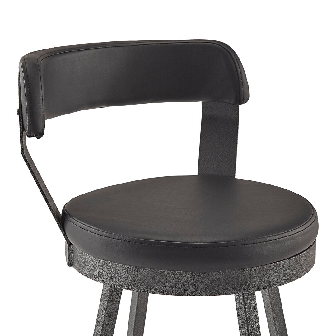 Berrin Bar & Counter Stool (Set of 2) Trent Austin Design® Upholstery: Black, Seat Height: Bar Stool (30.3" Seat Height)