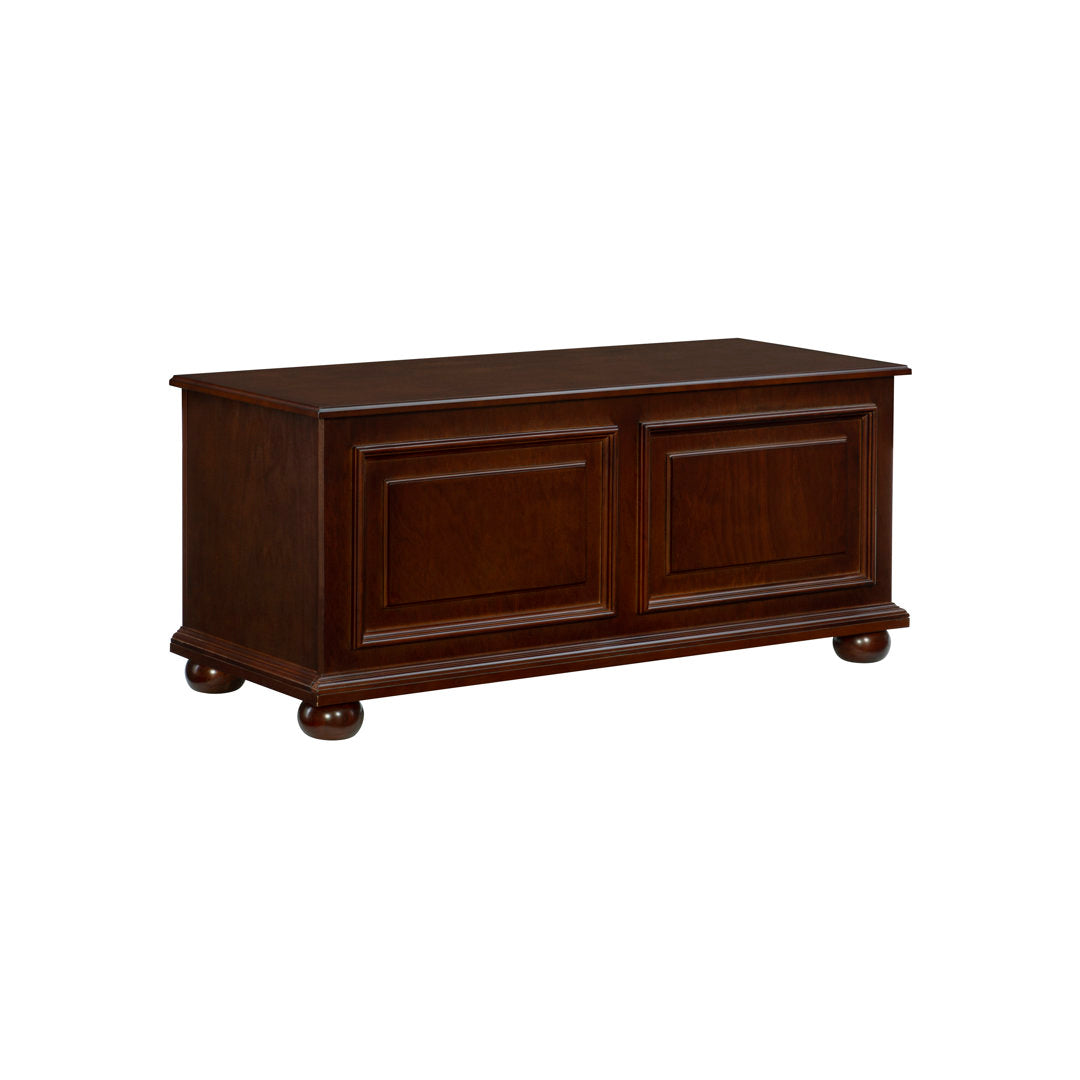 Chapman Solid Wood Blanket Storage Chest Alcott Hill® Color: Rich Cherry Brown