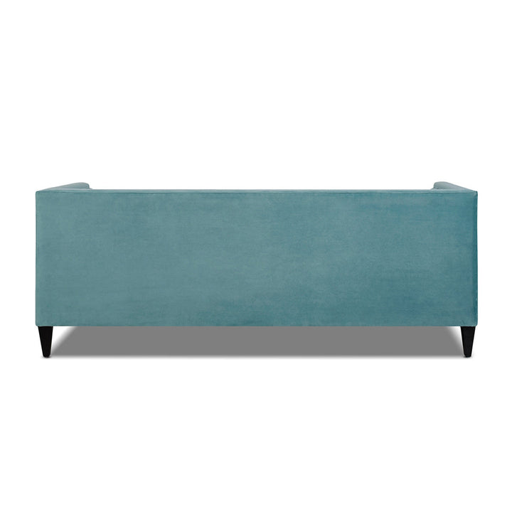Allia 84" Tuxedo Arm Sofa Langley Street® Upholstery Color: Arctic Blue Velvet