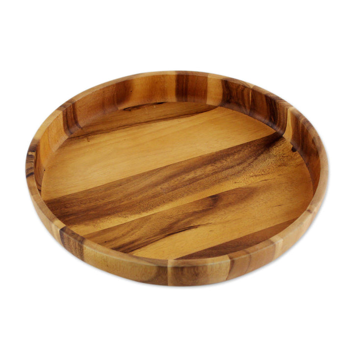 Acklin Nature Wood Serving Tray Union Rustic