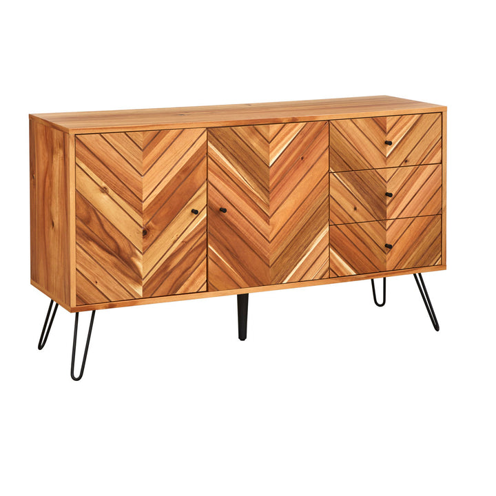 Keira 2 Door 3 Drawer Buffet Mercury Row®