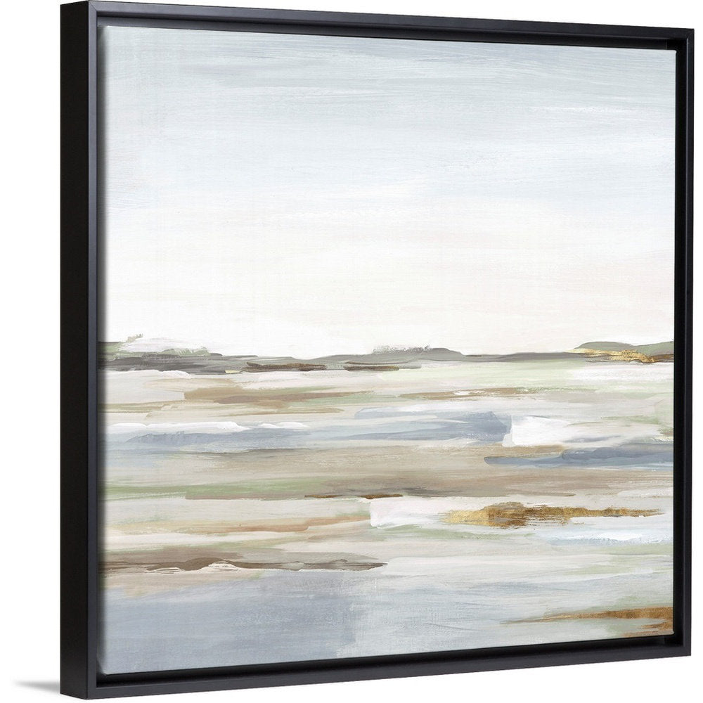 Vastness II by Eva Watts - Painting Print Wade Logan® Size: 32" H x 32" W x 1.75" D Format: Black Framed Canvas