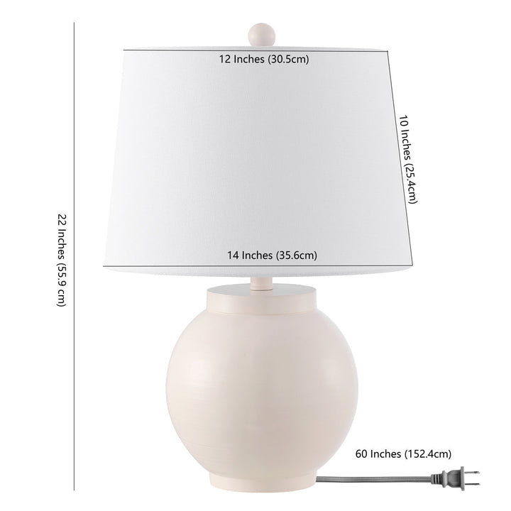 Hamby 22'' Cream Table Lamp Zipcode Design™