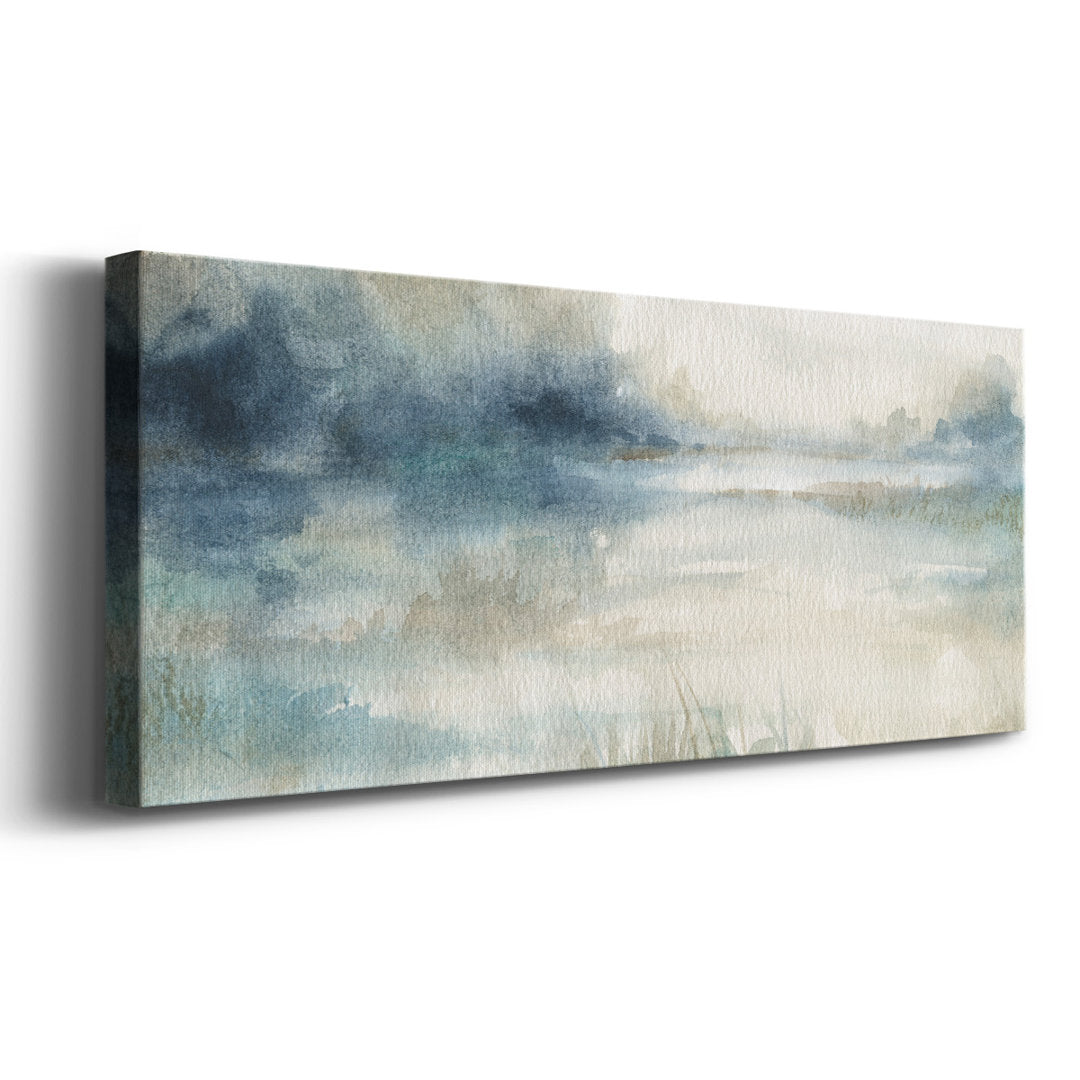 Still Evening Waters II - Wrapped Canvas Print Wade Logan® Size: 20" H x 50" W x 1.5" D