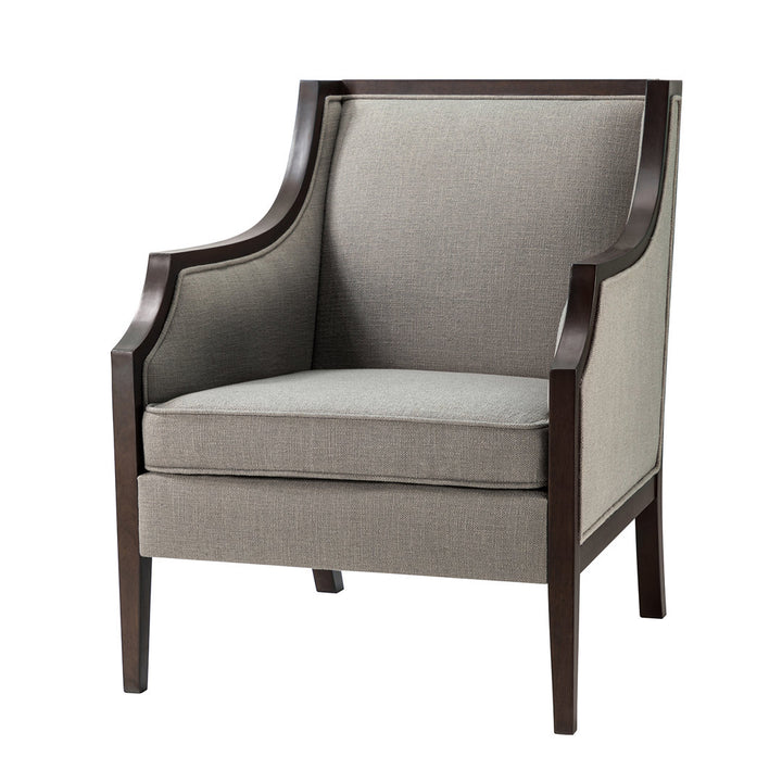 Akiyo 31" W Polyester Armchair Lark Manor™ Fabric: Pewter Velvet