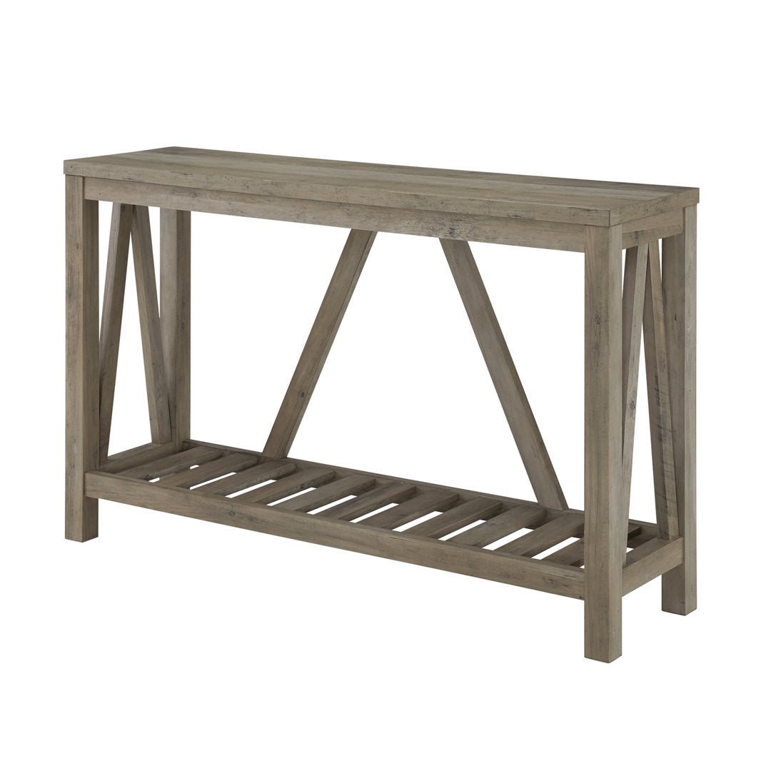 Rakira Modern Farmhouse Console Table Red Barrel Studio® Color: Gray Wash