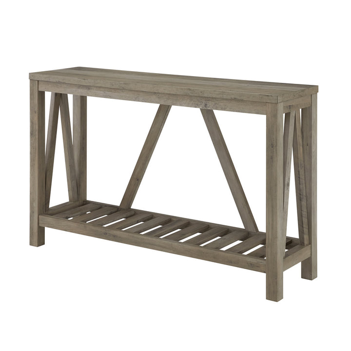 Rakira Modern Farmhouse Console Table Red Barrel Studio® Color: Gray Wash