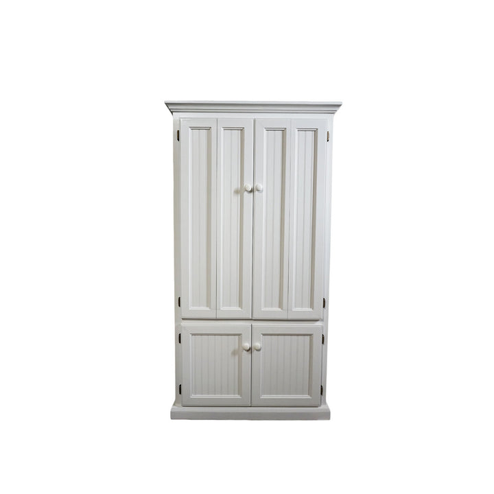 Neasa Solid Wood Armoire Desk Breakwater Bay Color: Bright White