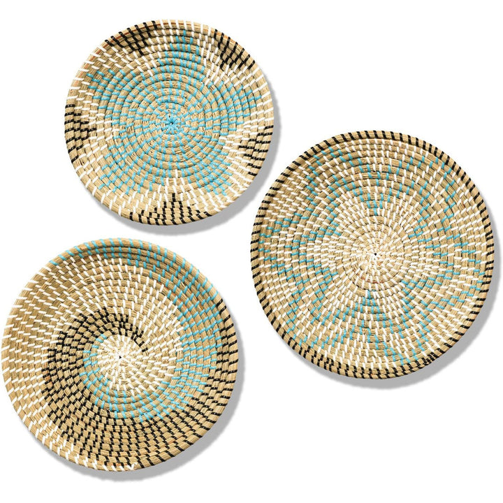 3 Piece Seagrass African Basket Wall Décor Set Bungalow Rose