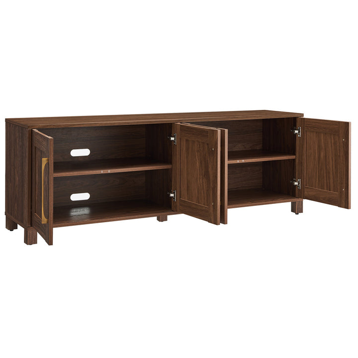 Chabot TV Stand for TVs up to 78" Latitude Run® Color: Walnut