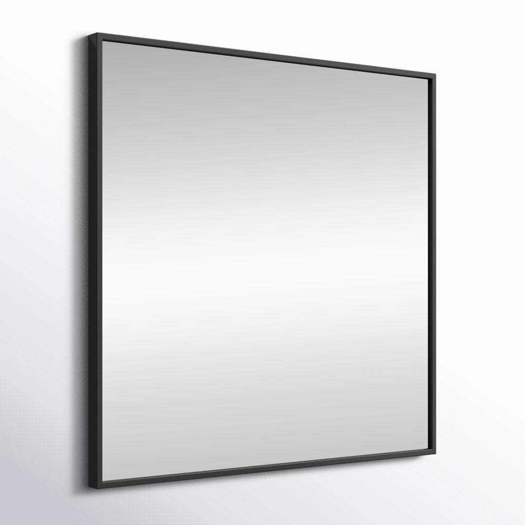 Valparaiso Accent Mirror Wade Logan® Size: 24"  x 24"  Finish: Black