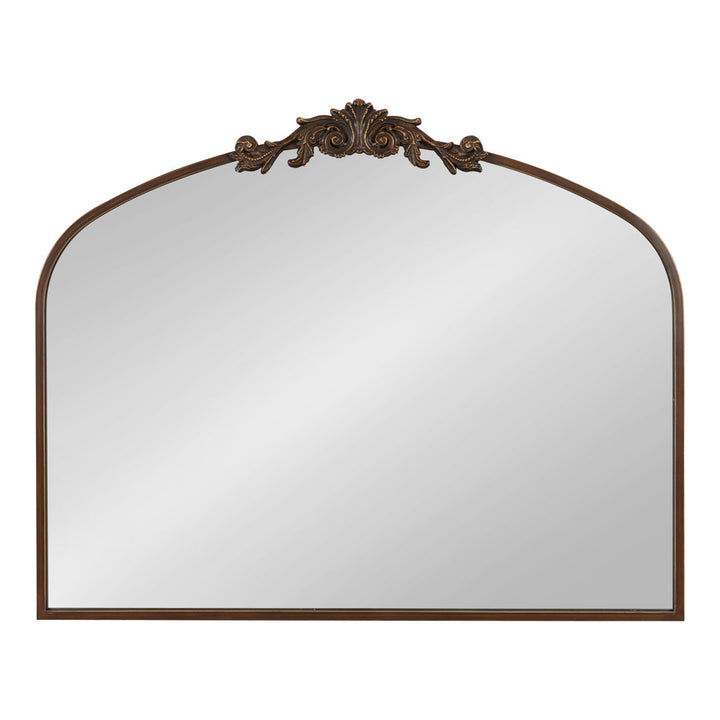 Anglo Arendahl Traditional Accent Mirror Fleur De Lis Living Size: 28.5" x 36" Finish: Bronze