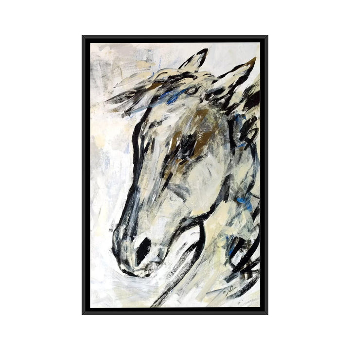Picasso's Horse II' Painting Print on Wrapped Canvas East Urban Home Mat Color: No Mat Size: 40" H x 26" W x 1.5" D Format: Wrapped Canvas