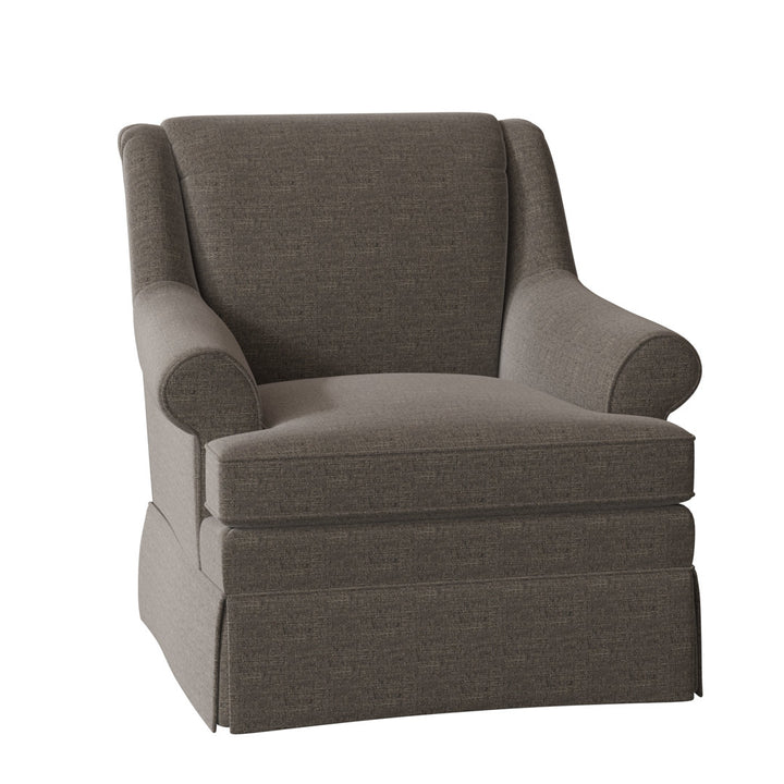 Amrin 35" Wide Armchair Lark Manor™ Arm Covers: Yes, Body Fabric: Index 42 Gray Performance Twill