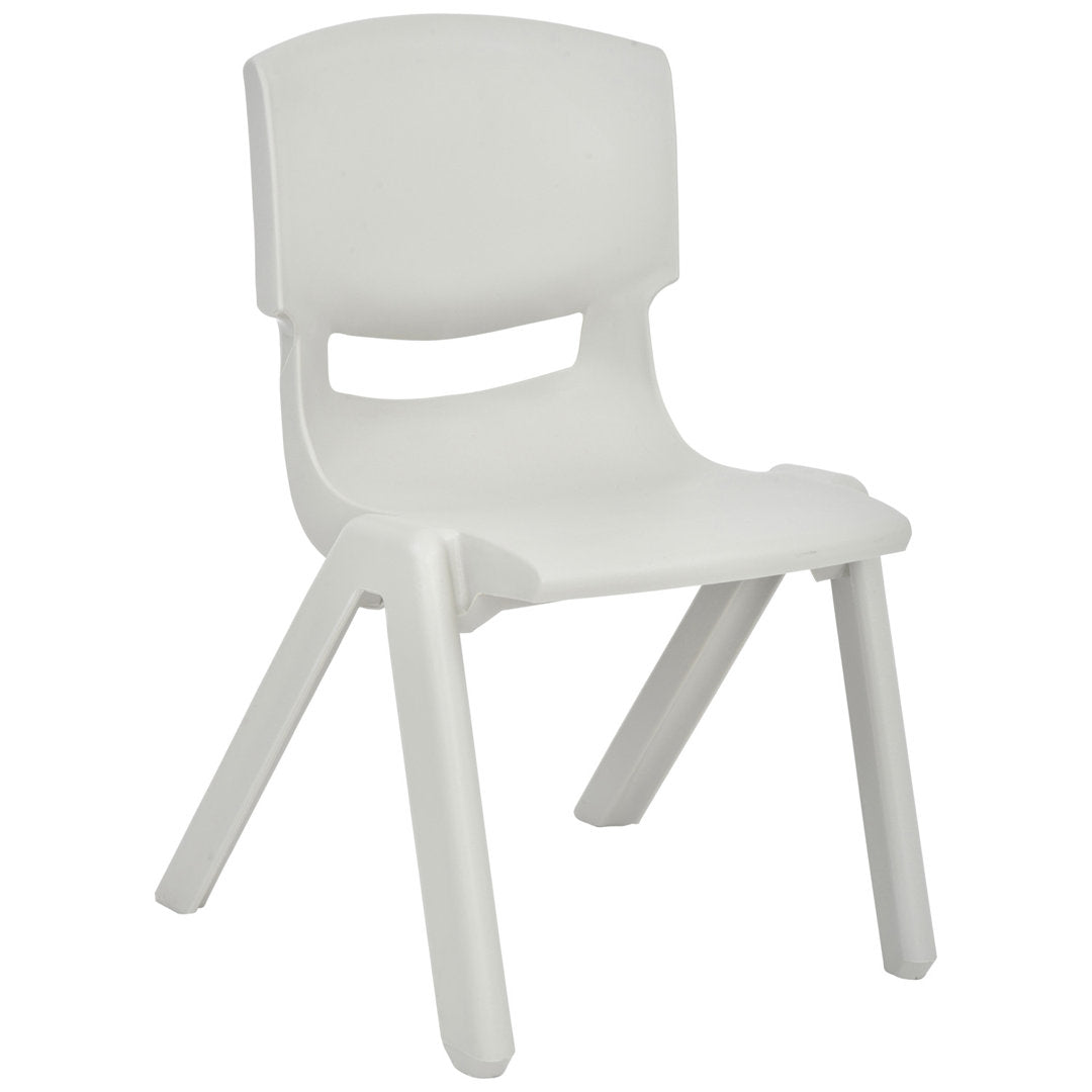Tisbury 11" Kids Classroom Chair, Stackable Zoomie Kids Color: Light Gray