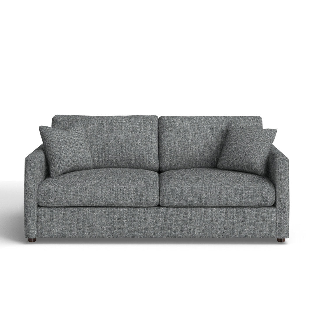 Godwin 75'' Upholstered Sleeper Sofa Joss & Main Fabric: Lena Ink Performance Linen Blend