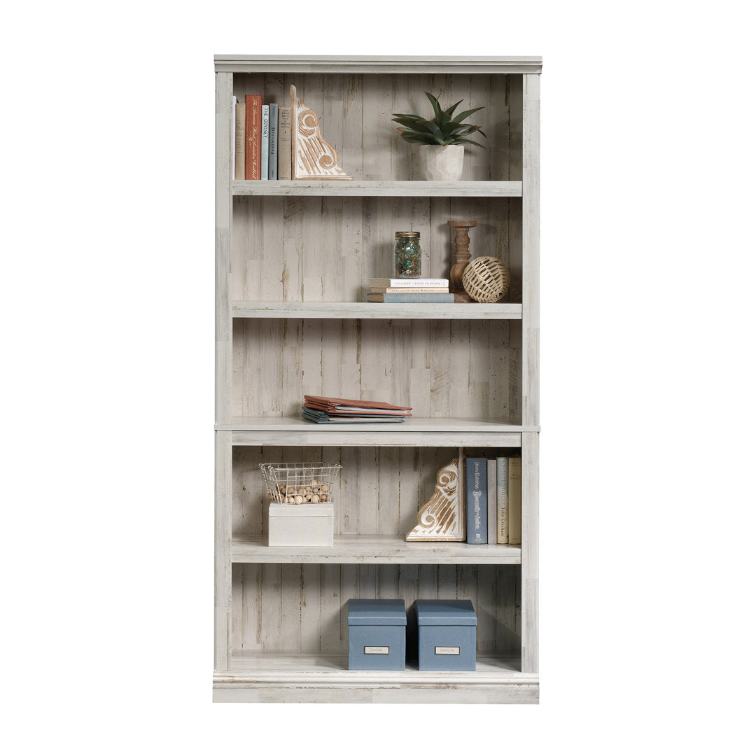 Alexsia 69.76" H x 35.28" W Standard Bookcase Lark Manor™ Color: White Plank
