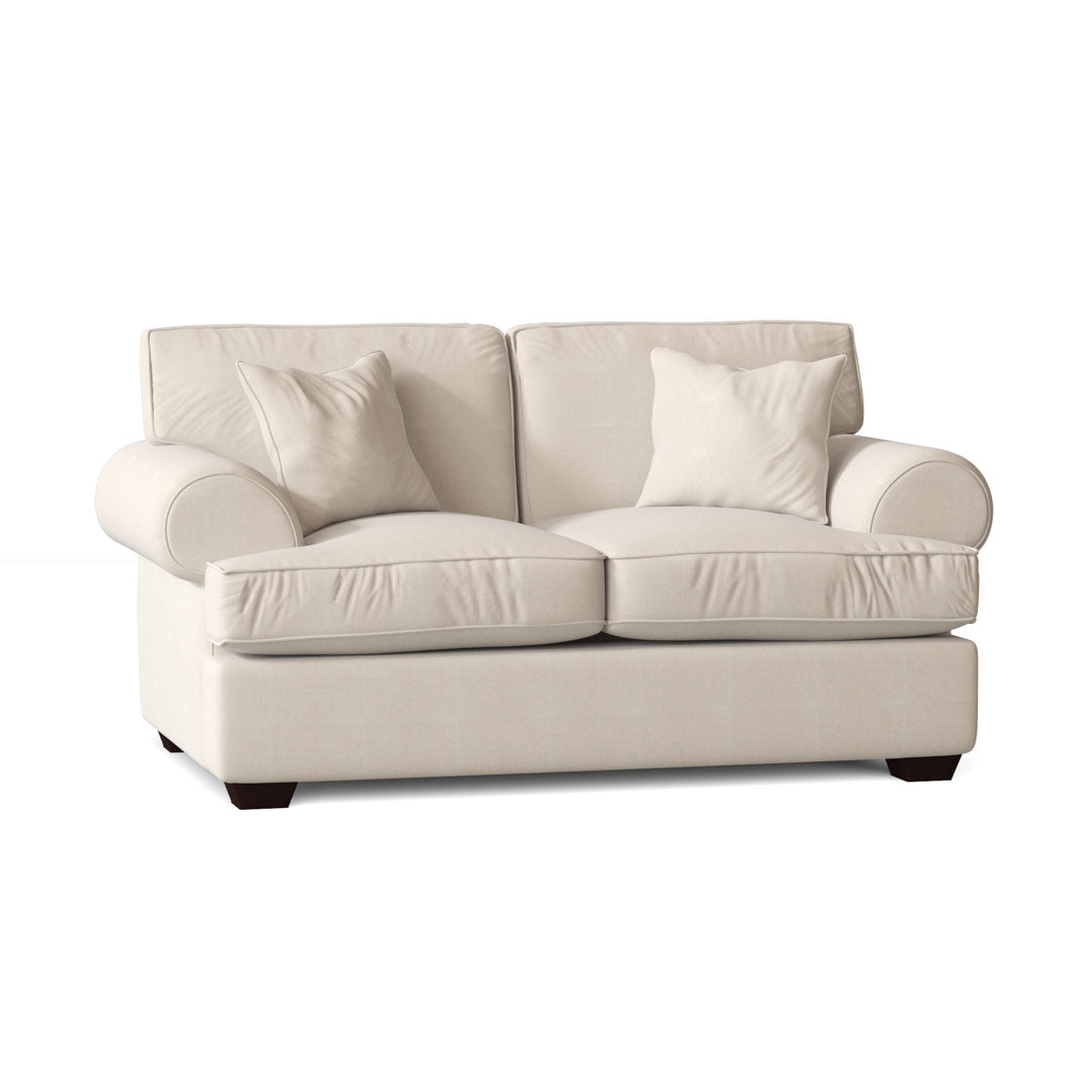 67" Recessed Arm Loveseat Birch Lane™ Fabric: Classic Natural Twill