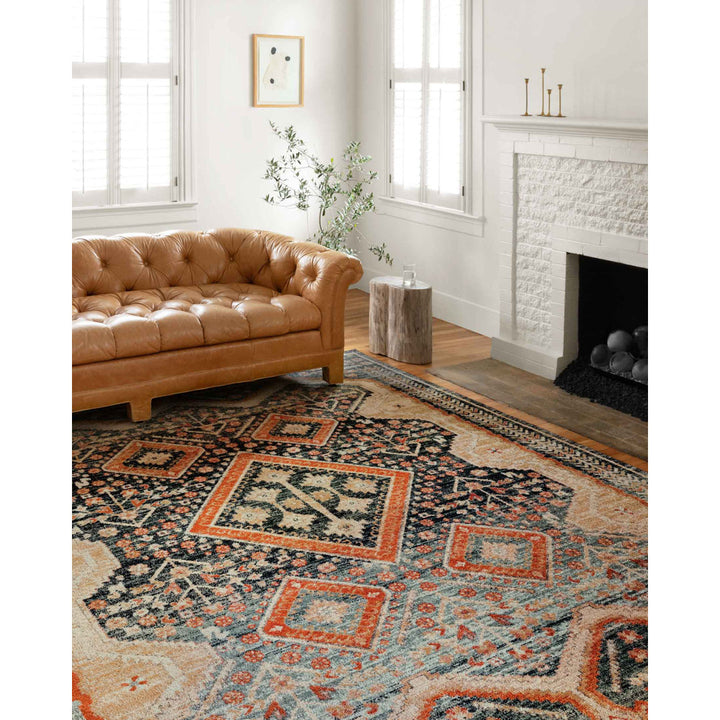 Annabella Oriental Blue Area Rug Kelly Clarkson Home Rug Size: Rectangle 2'3" x 7'6"