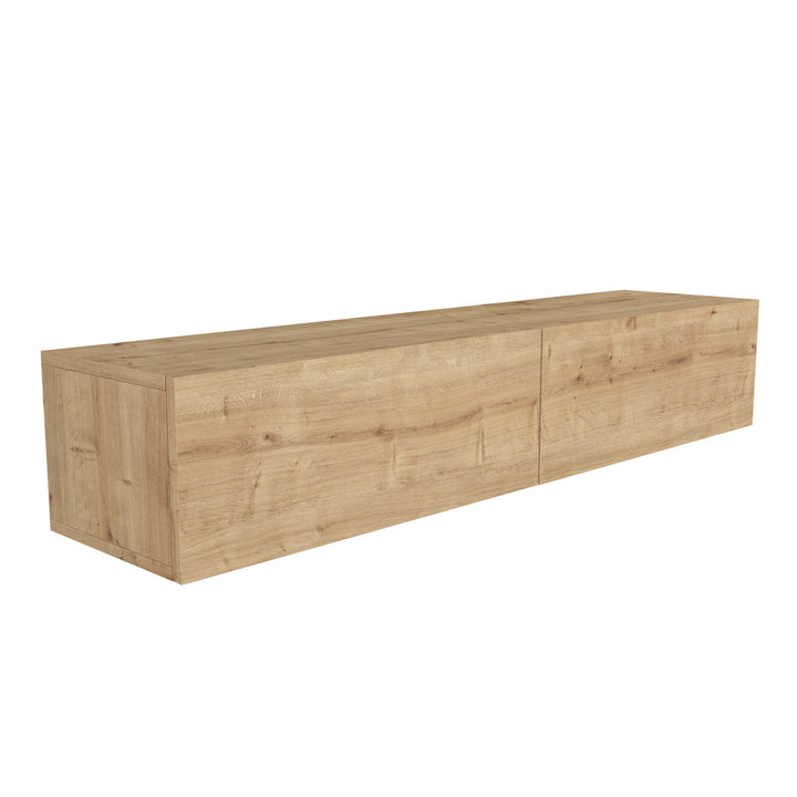 Dashay 53.15'' W Floating Storage Credenza Ebern Designs Color: Sapphire
