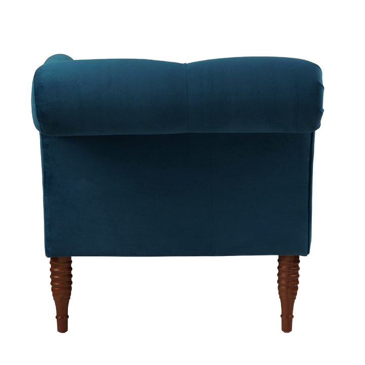 Kannon Tufted Right-Arm Chaise Lounge Willa Arlo™ Interiors Fabric: Teal Velvet