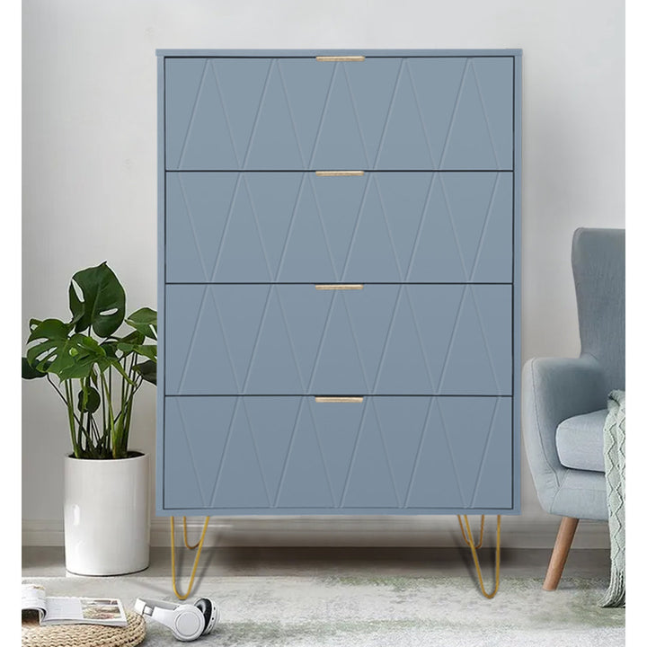 Marable 4 Drawer 23.6" W Chest Willa Arlo™ Interiors Color: Blue