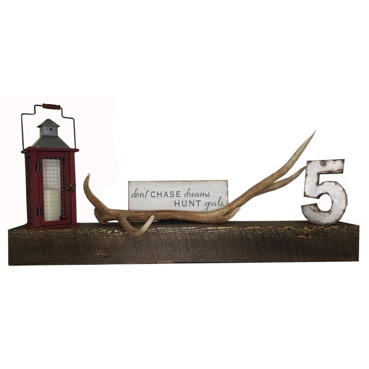 Rough Cut Fireplace Shelf Mantel Boulder Innovations Shelf Length: 48"