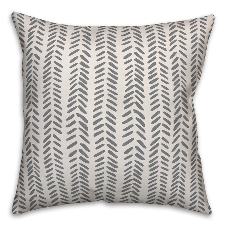 Square Pillow Cover & Insert Designs Direct Creative Group Color: Gray Size: 18" x 18"