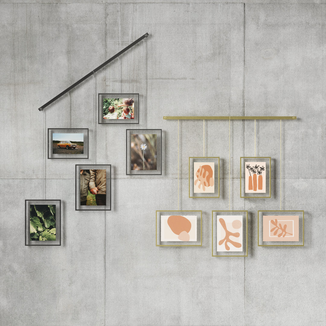 5-Piece Matte Metal Collage Frame Set Umbra Color: Matte Brass