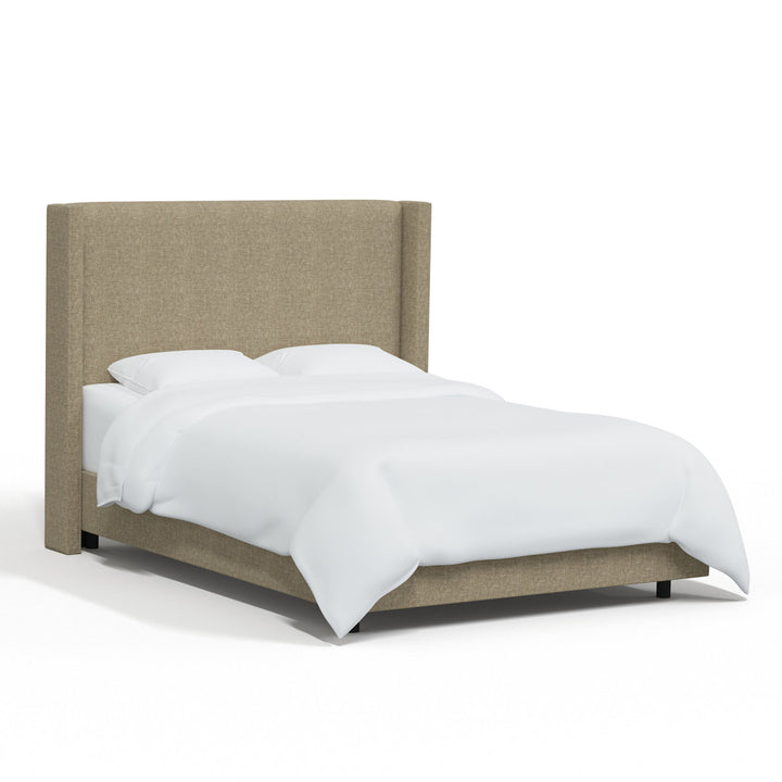 Hanson Upholstered Standard Bed Joss & Main Color: Zuma Natural Textured Linen Size: King