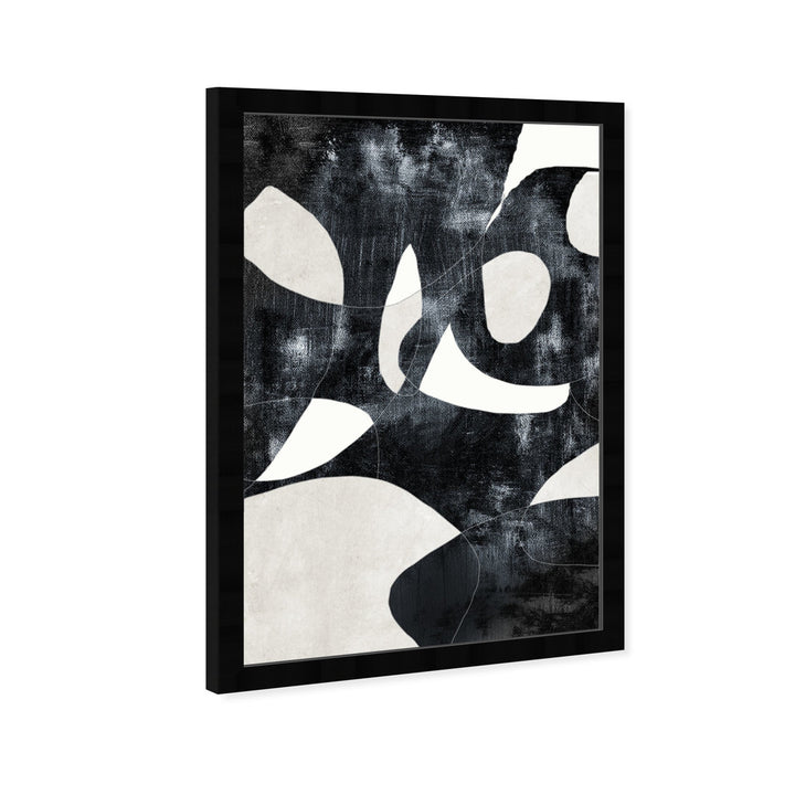 Abstract 'All Of Me' Geometric Wall Art Print Joss & Main Frame Color: Black Framed Size: 17" H x 12" W