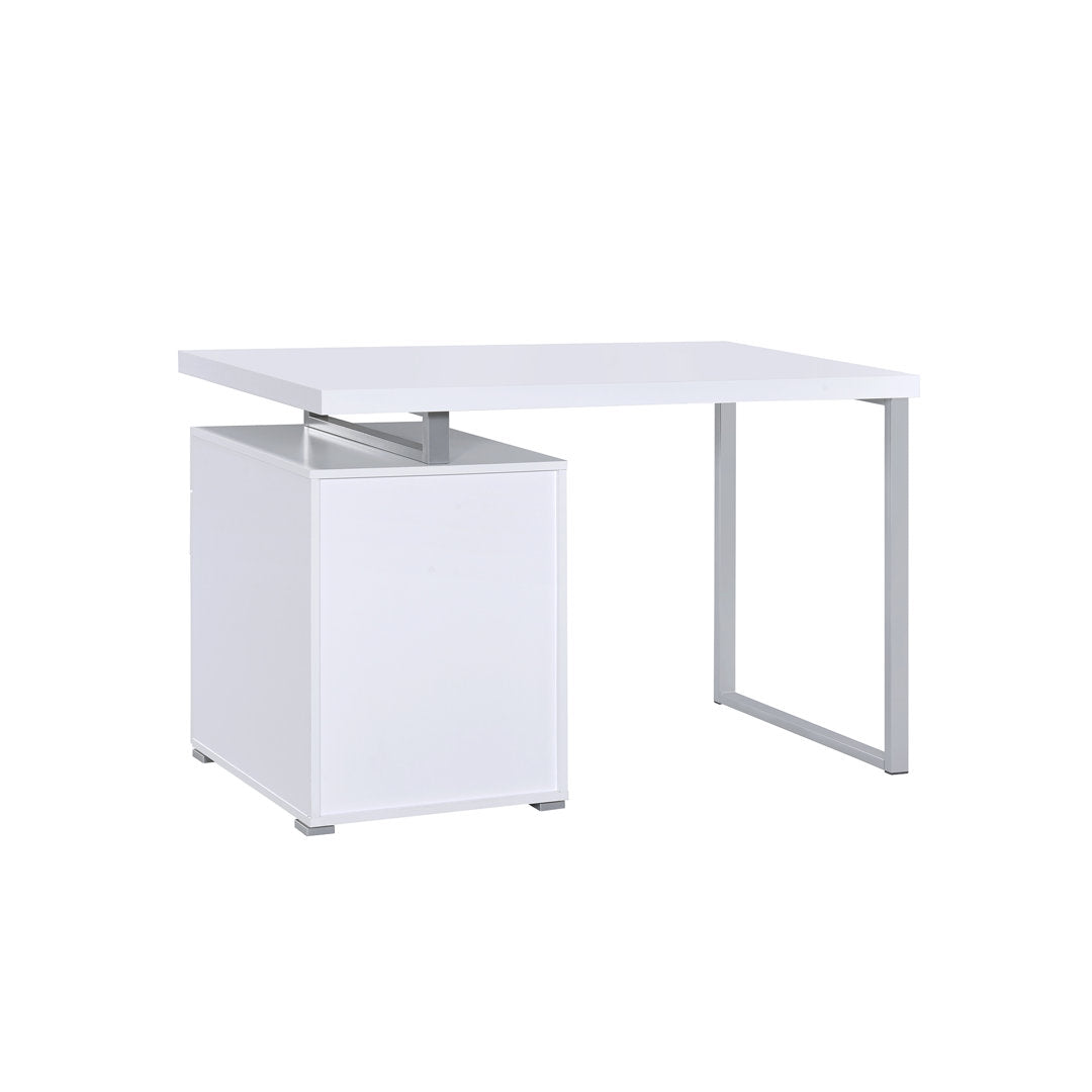 Kaitlyn Reversible Desk Wade Logan® Color: White
