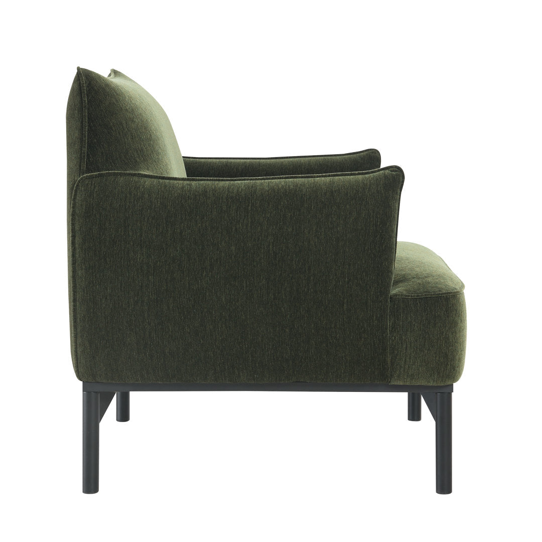 Fidelius 29.3'' Wide Armchair Everly Quinn Body Fabric: Green 100% Polyester