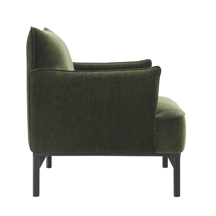 Fidelius 29.3'' Wide Armchair Everly Quinn Body Fabric: Green 100% Polyester