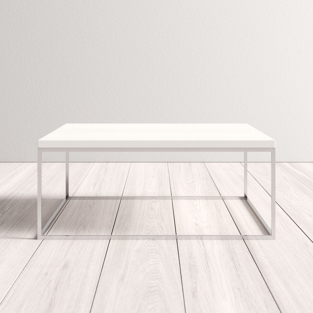 Adilson Coffee Table Wade Logan® Color: White Lacquer