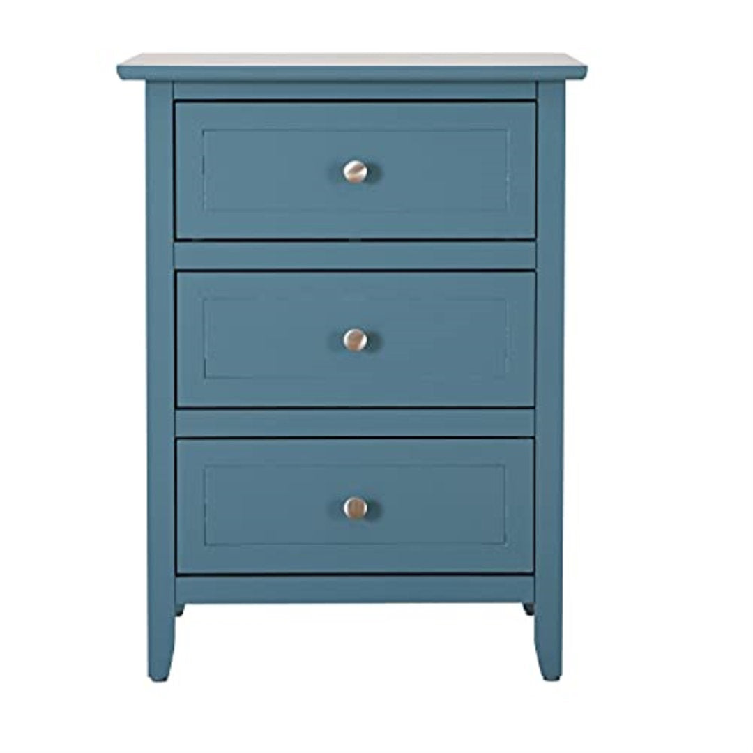 Emjay 3 - Drawer Nightstand Glory Furniture Color: Teal
