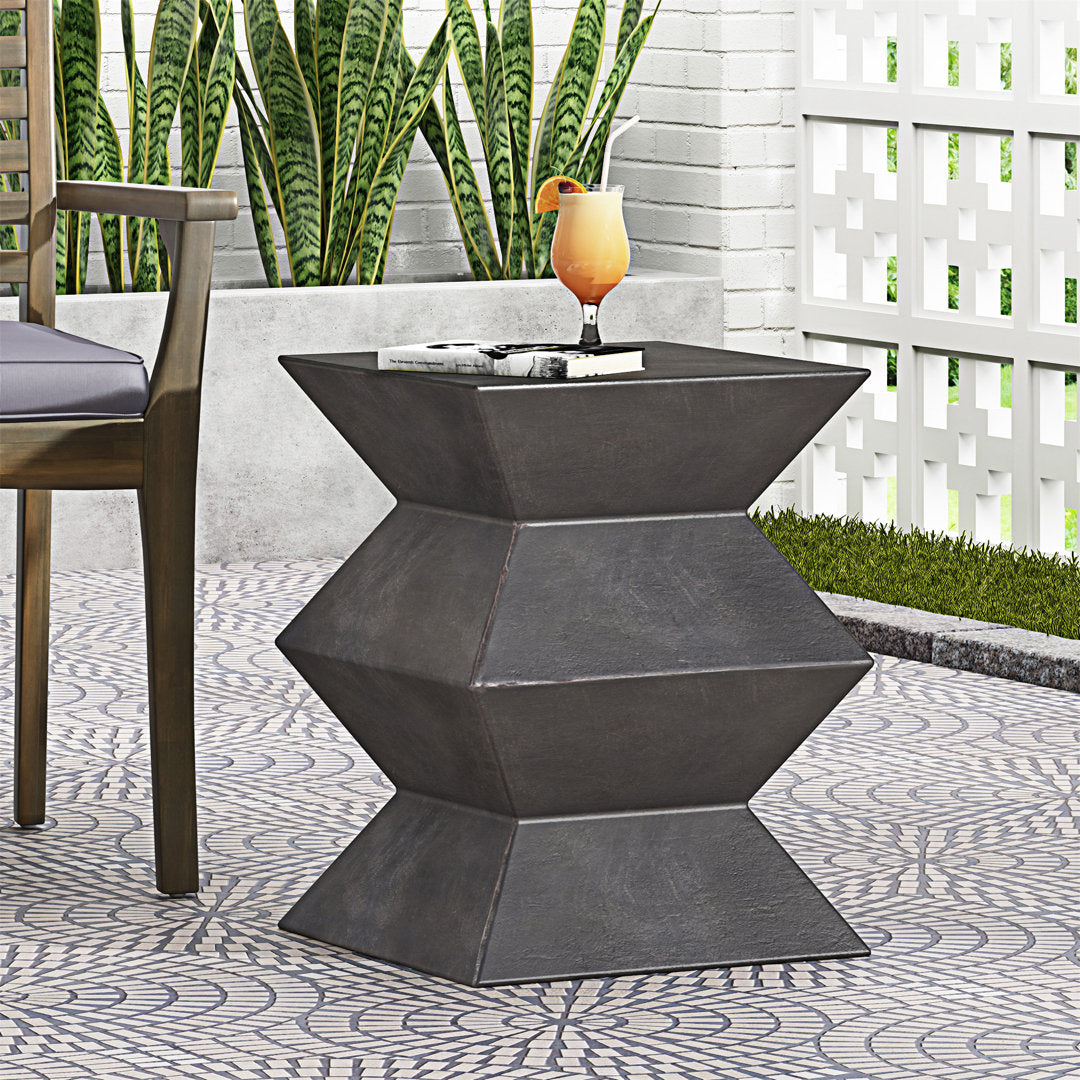 Johnnie Concrete Side Table Joss & Main