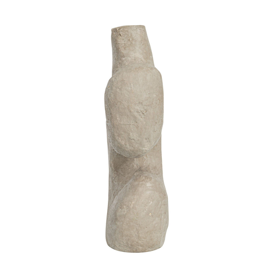 Amador Gray 14" Stoneware Table Vase AllModern Color: Gray