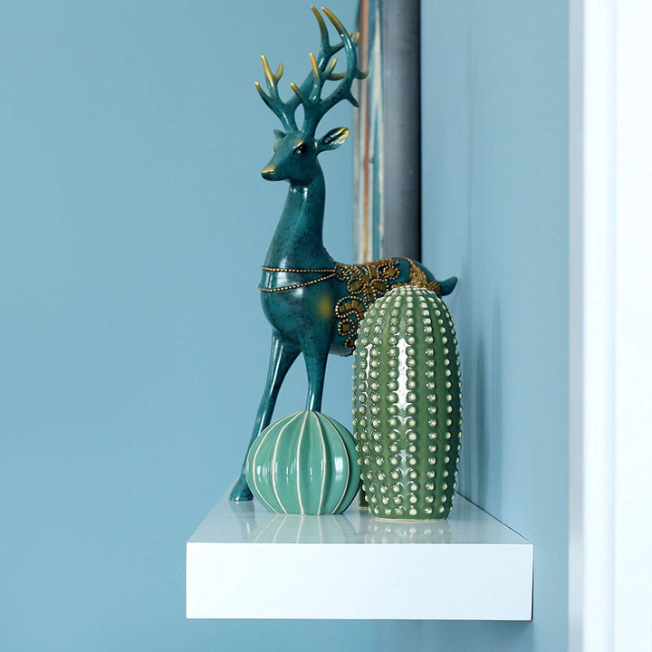 Himmelmann Floating Shelf Ebern Designs Size: 1.25" H x 36" W x 7.25" D Finish: White