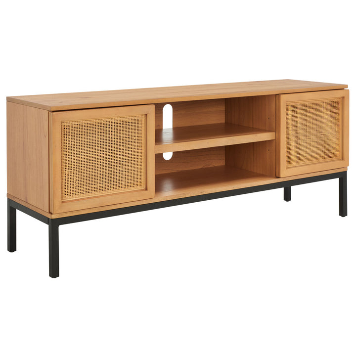 Prudhoe TV Stand for TVs up to 55" Sand & Stable™ Color: Natural/Black