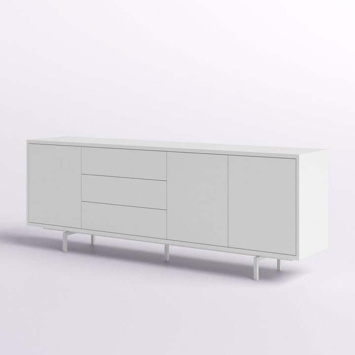 Anirvin TV Stand for TVs up to 88" Wade Logan® Color: White